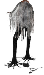 Witchwood™ 7 ft. Animated Scorched Scarecrow with Fog Machine Halloween Decoration