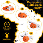 Witchwood™ Halloween Ghost and Pumpkin Outdoor Halloween Inflatables for Patio Garden Decor