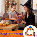 Witchwood™ 8.2ft Halloween Inflatable Pumpkins Photo Door with Ghost Witch Yard Party Outdoor Decorations with LED Lights