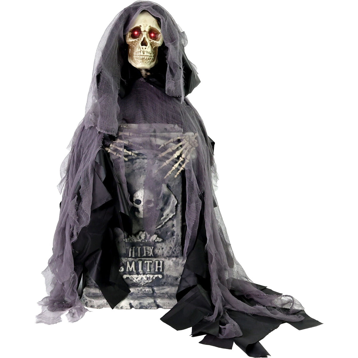 Witchwood™ 3 ft Touch-Activated Rising Reaper with Tombstone Halloween Accessory, HHRPRTOMB-2FLSA