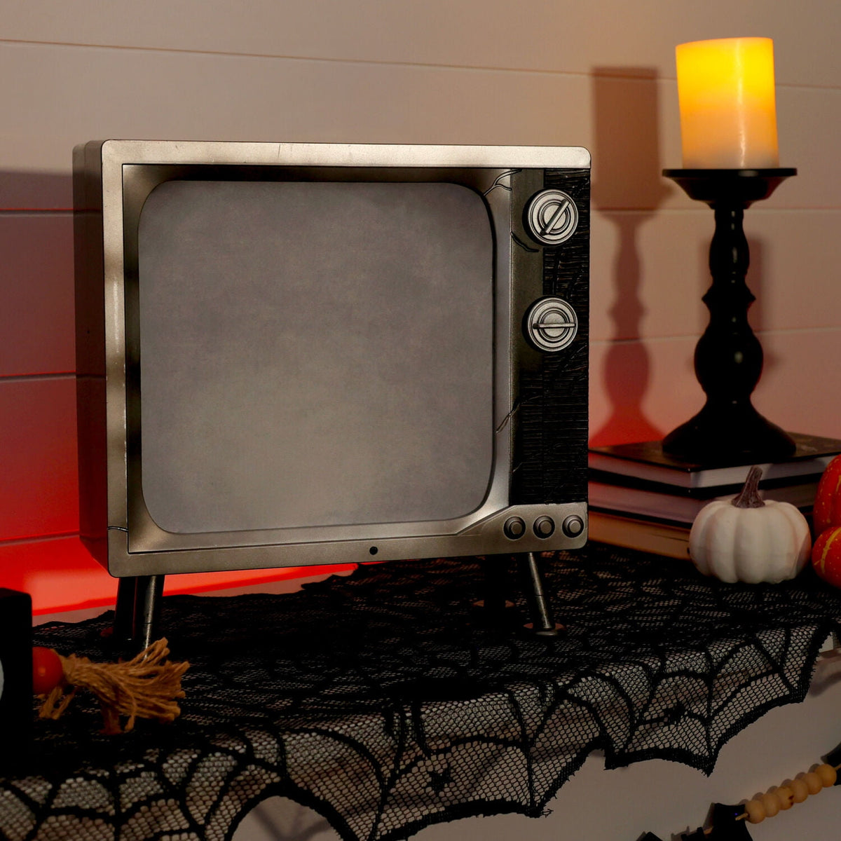Witchwood™ 11.8 in Haunted TV by Tekky, Premium Halloween Animatronic, HHHAUNTTV-1FLSA