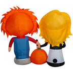 Witchwood™ Halloween Airblown Yard Inflatables Chucky and Bride & Pumkin 66.14 in x 19.29 in x 57.48 in 5.09 lb