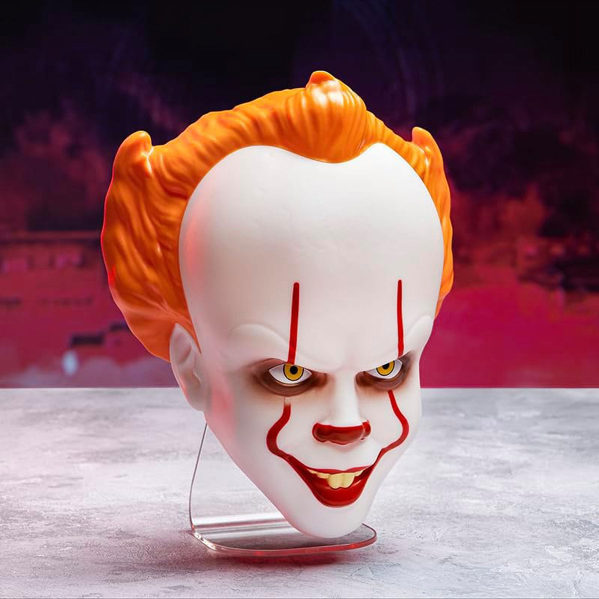 Witchwood™ Paladone Halloween White Pennywise Mask, 15.5" x 18.2"