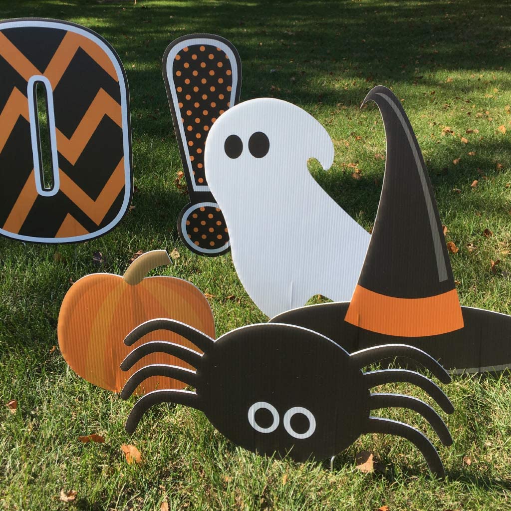 Witchwood™ BOO! Halloween Yard Card 12 piece Set