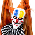 Witchwood™ 42" Animated Halloween Clown with LED Eyes Decoration