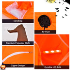 Witchwood™ Costway 4 FT Halloween Inflatable Pumpkin Large Blow up with Build-in LED Light