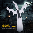 Witchwood™ HOMCOM Halloween Inflatable Ghost with LED Lights for Garden Indoor Outdoor