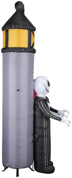 Witchwood™ Airblown Inflatable NBC Welcome to Halloween Town Archway Disney, 8.5 ft Tall, Grey