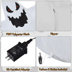 Witchwood™ Topbuy Ghost Blow Up Halloween Outdoor Yard Inflatable, with LED Lights 12'