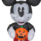 Witchwood™ Airblown Inflatable Retro Mickey Mouse with Pumpkin 5ft tall