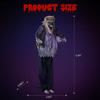 Witchwood™ 7FT Halloween Animatronic Werewolf w/ Werewolf Barking Sound The Sound Activated Halloween Prop