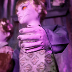 Witchwood™ Apocalypse Twins Halloween Animatronics with Red Eyes & Head Sync, 3-Ft