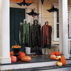 Witchwood™ 3 Pack Halloween Hanging Ghosts,Scary Skeleton Ghosts Grim Reapers Decorations for Halloween Indoor Outdoor Yard Home Decorations