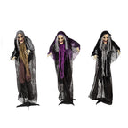 Witchwood™ Fun Express 4ft. Animated Witch Yard Stakes Halloween - 3 Pieces
