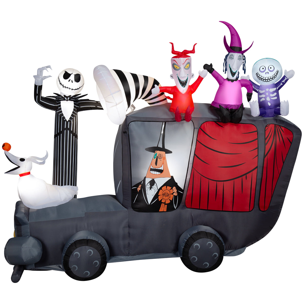 Witchwood™ 10' Airblown Inflatable Halloween Disney's Nightmare Before Christmas Mayor-Mobile Scene Yard Decoration 221590
